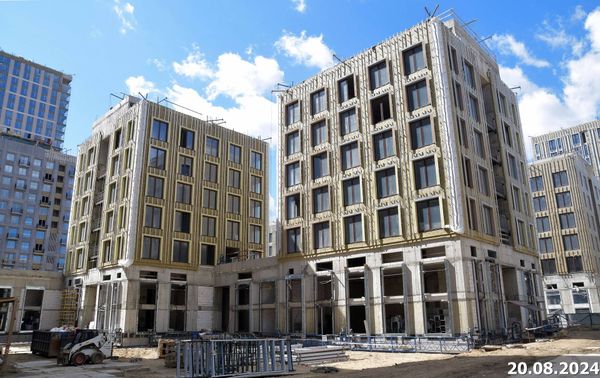 Ход строительства ЖК «Квартал Шагал» за Август 2024 г., фото №3