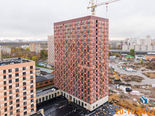 Ход строительства ЖК «Большая Академическая 85» за Октябрь 2022 г., фото №4