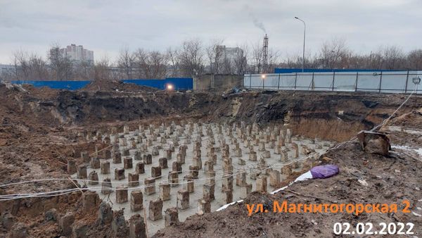 Ход строительства ЖК «Екатерининский» за Февраль 2022 г., фото №4