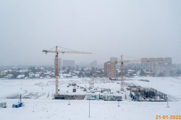 Ход строительства ЖК «Никольские луга» за Январь 2022 г., фото №2