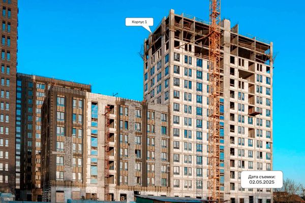 Ход строительства ЖК «Квартал на воде» за Май 2025 г., фото №4
