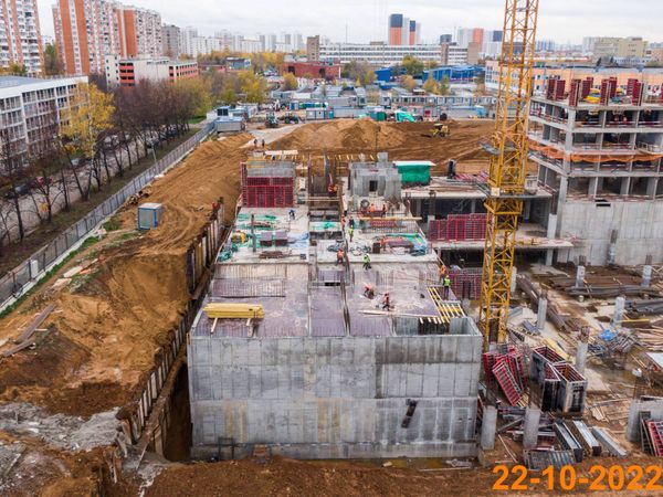 Ход строительства ЖК «Полар» за Октябрь 2022 г., фото №2
