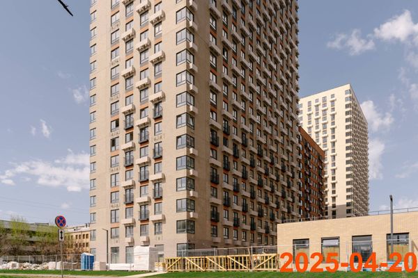 Ход строительства ЖК «Руставели 14» за Апрель 2025 г., фото №4