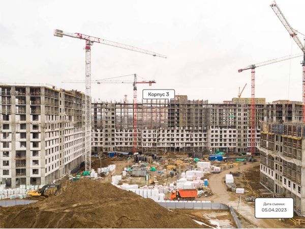 Ход строительства ЖК «Молжаниново» за Апрель 2023 г., фото №3