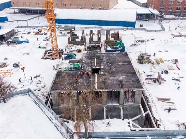 Ход строительства ЖК «Руставели 14» за Январь 2021 г., фото №4