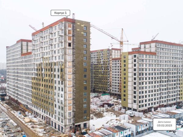 Ход строительства ЖК «Молжаниново» за Февраль 2023 г., фото №3