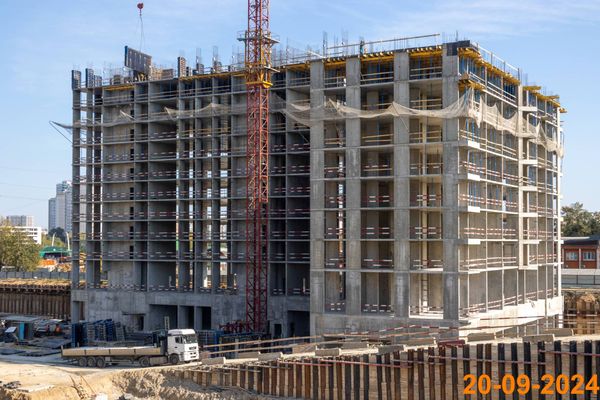 Ход строительства ЖК «Москворечье» за Сентябрь 2024 г., фото №3
