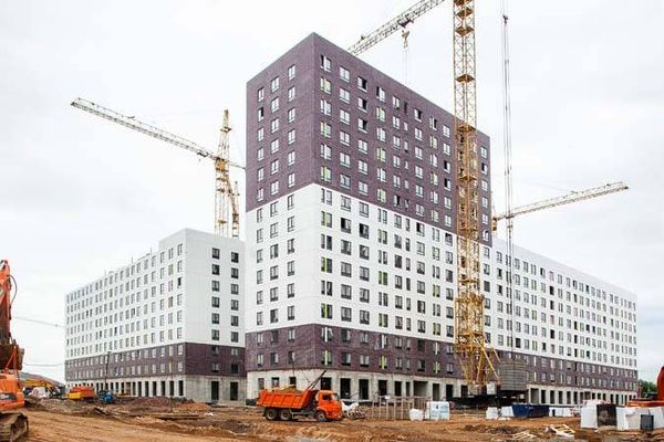 Ход строительства ЖК «Саларьево парк» за Июль 2020 г., фото №4