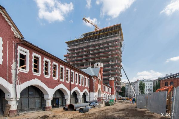 Ход строительства ЖК «Бадаевский» за Сентябрь 2024 г., фото №2