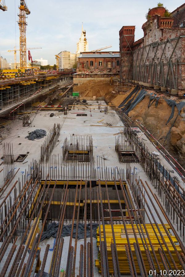 Ход строительства ЖК «Бадаевский» за Октябрь 2023 г., фото №3