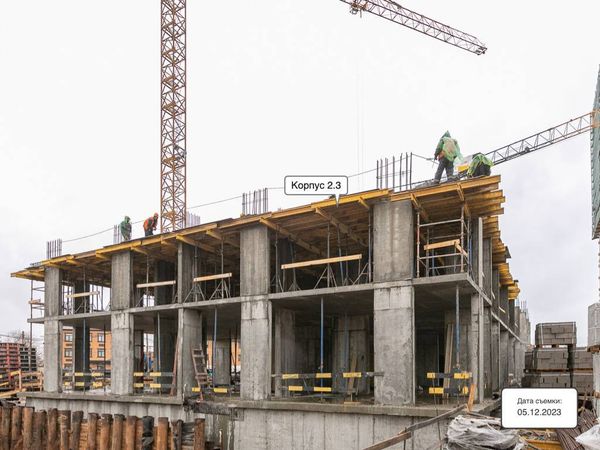 Ход строительства ЖК «Тропарево Парк» за Декабрь 2023 г., фото №3