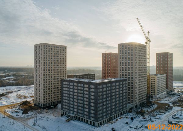 Ход строительства ЖК «Зелёный парк» за Декабрь 2022 г., фото №5