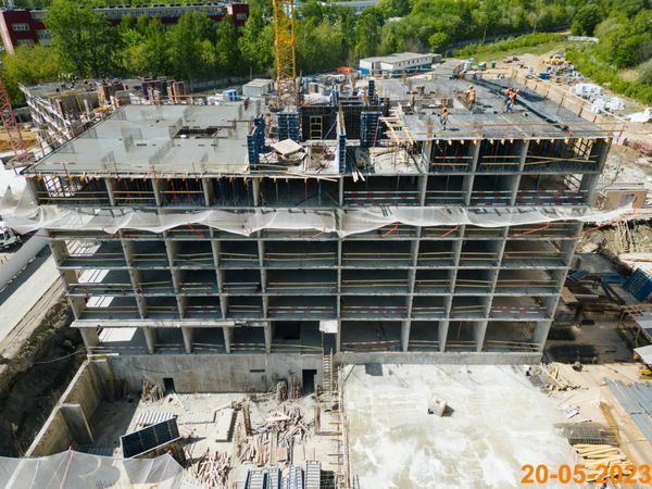 Ход строительства ЖК «Алтуфьевское 53» за Май 2023 г., фото №3