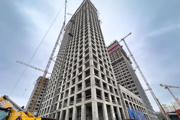 Ход строительства ЖК «Вейв» за Ноябрь 2023 г., фото №3