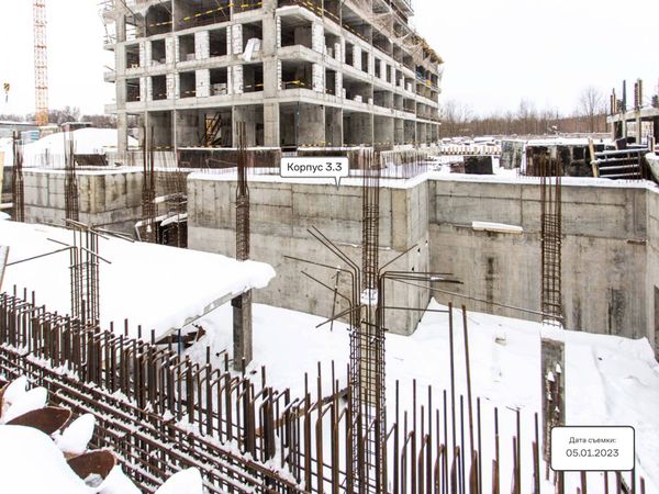 Ход строительства ЖК «Верейская 41» за Январь 2023 г., фото №2
