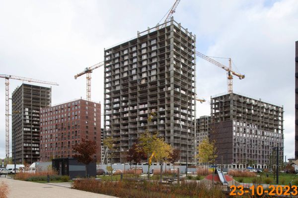 Ход строительства ЖК «Саларьево парк» за Октябрь 2023 г., фото №4