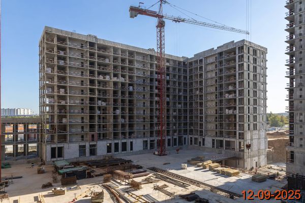 Ход строительства ЖК «Москворечье» за Сентябрь 2025 г., фото №4