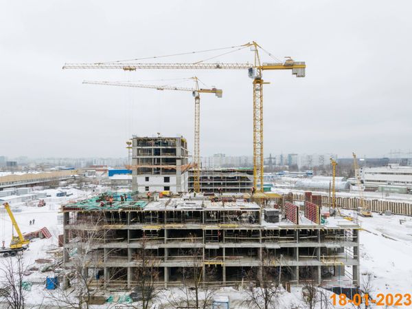 Ход строительства ЖК «Полар» за Январь 2023 г., фото №3