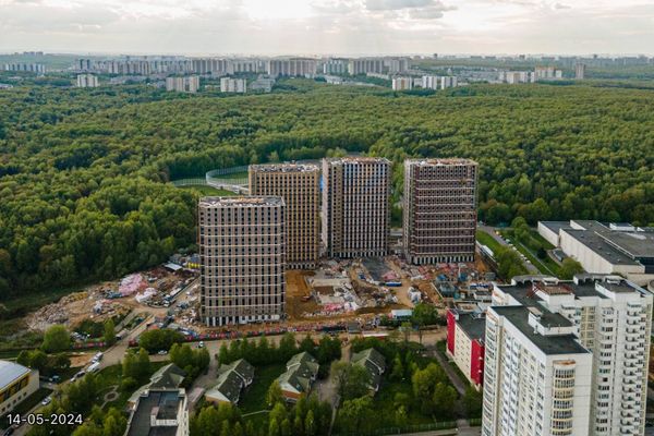 Ход строительства ЖК «Парксайд» за Май 2024 г., фото №2