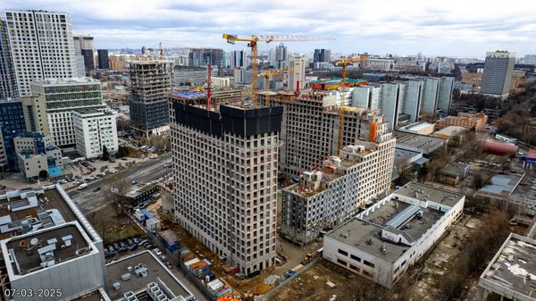 Ход строительства ЖК «Обручева 30» за Март 2025 г., фото №3