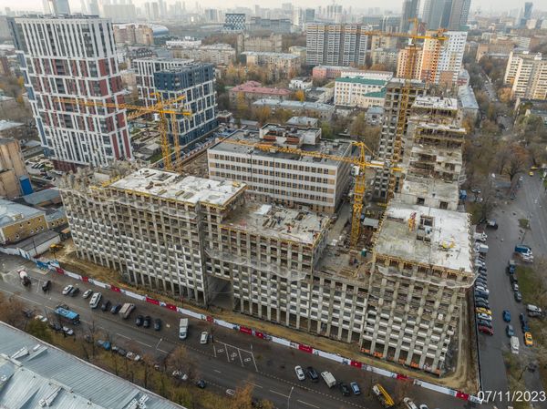 Ход строительства ЖК «Петровский парк II» за Ноябрь 2023 г., фото №4