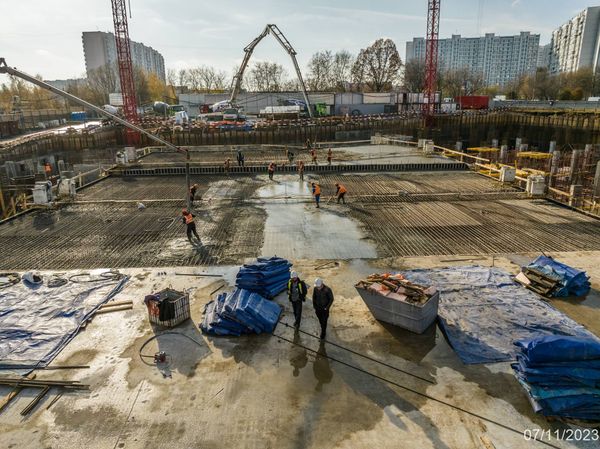 Ход строительства ЖК «Варшавские ворота» за Ноябрь 2023 г., фото №3