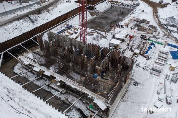 Ход строительства ЖК «Барклая 6» за Декабрь 2021 г., фото №5