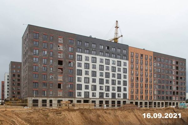 Ход строительства ЖК «Середневский лес» за Сентябрь 2021 г., фото №3