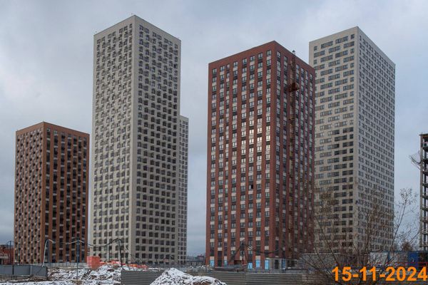 Ход строительства ЖК «Кавказский бульвар 51» за Ноябрь 2024 г., фото №5