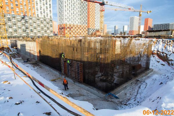 Ход строительства ЖК «Саларьево парк» за Декабрь 2022 г., фото №5