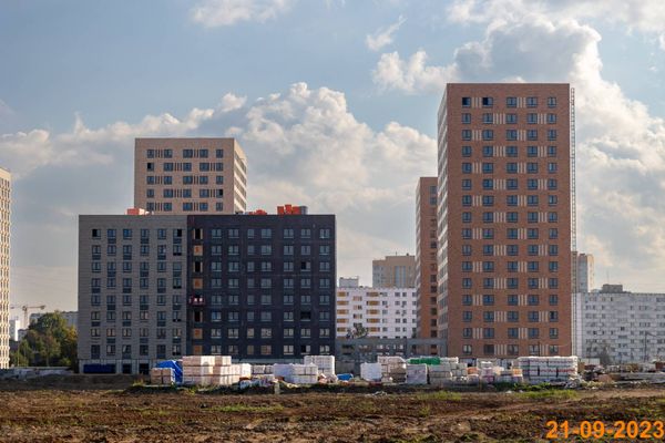 Ход строительства ЖК «Никольские луга» за Сентябрь 2023 г., фото №5