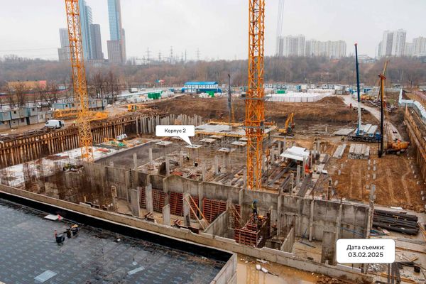 Ход строительства ЖК «Квартал Домашний» за Февраль 2025 г., фото №3