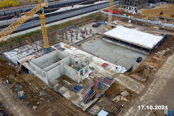 Ход строительства ЖК «Холланд парк» за Октябрь 2021 г., фото №5