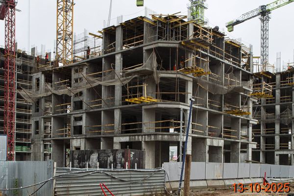 Ход строительства ЖК «Кавказский бульвар 51» за Октябрь 2025 г., фото №5