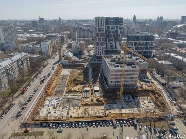 Ход строительства ЖК «Петровский парк II» за Апрель 2023 г., фото №3