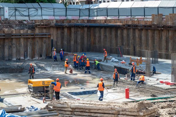 Ход строительства ЖК «Левел Бауманская» за Июль 2023 г., фото №2