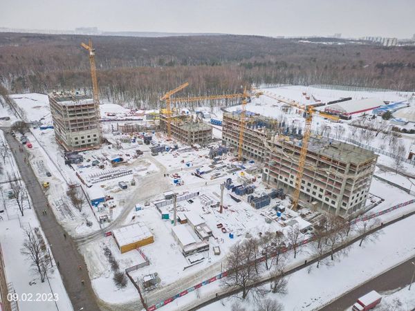 Ход строительства ЖК «Парксайд» за Февраль 2023 г., фото №2
