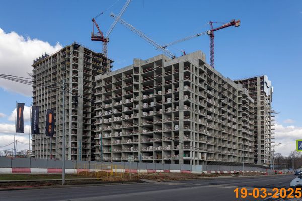 Ход строительства ЖК «Москворечье» за Март 2025 г., фото №3