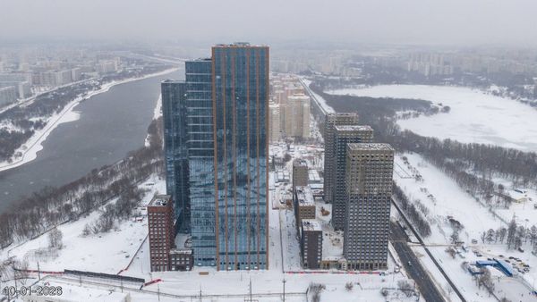 Ход строительства ЖК «Вейв» за Январь 2026 г., фото №4