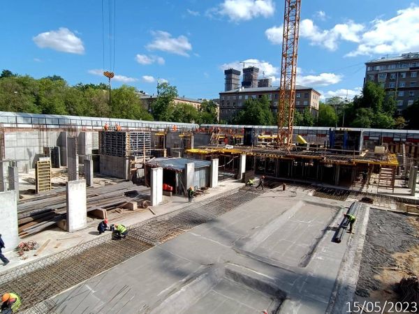 Ход строительства ЖК «Петровский парк II» за Май 2023 г., фото №2