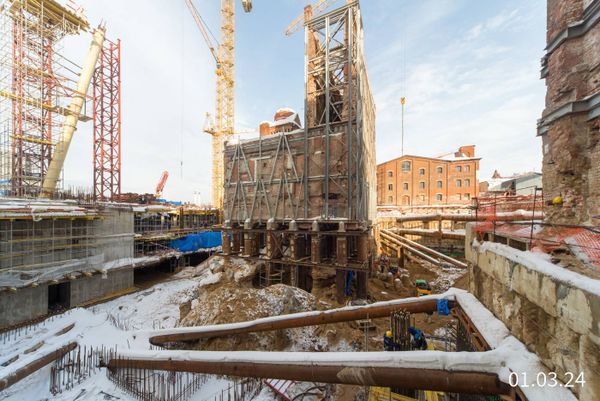 Ход строительства ЖК «Бадаевский» за Март 2024 г., фото №5