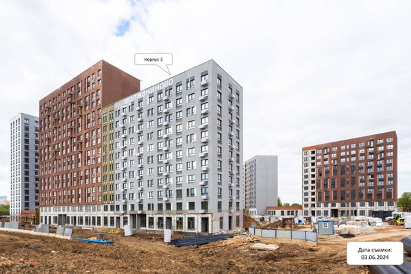 Ход строительства ЖК «Молжаниново» за Июнь 2024 г., фото №2