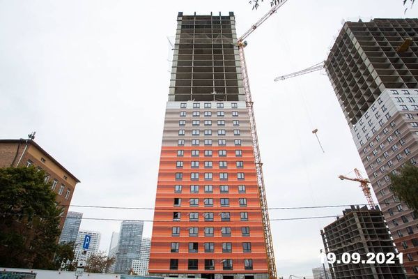 Ход строительства ЖК «Второй Нагатинский» за Сентябрь 2021 г., фото №2
