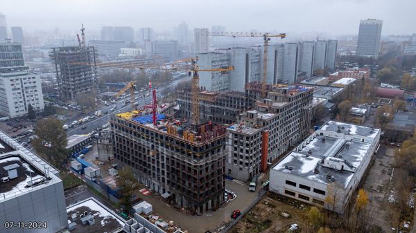 Ход строительства ЖК «Обручева 30» за Ноябрь 2024 г., фото №3