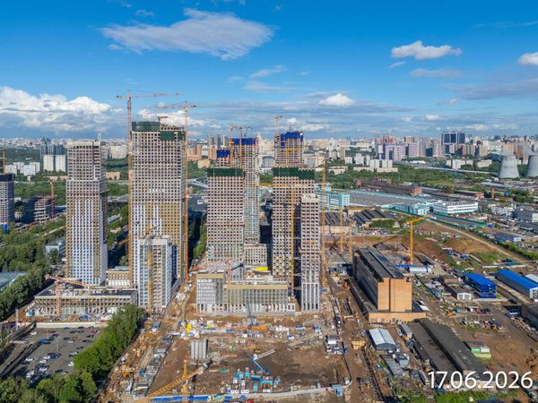 Ход строительства ЖК «Сет» за Июнь 2026 г., фото №2
