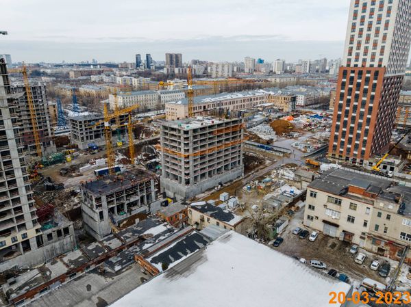 Ход строительства ЖК «Руставели 14» за Март 2023 г., фото №5