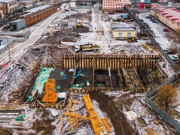 Ход строительства ЖК «Руставели 14» за Ноябрь 2020 г., фото №4