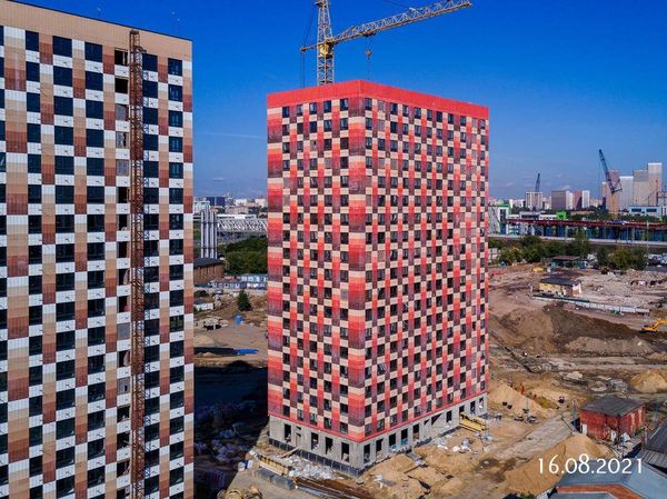 Ход строительства ЖК «Большая Академическая 85» за Август 2021 г., фото №2