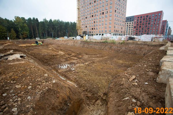 Ход строительства ЖК «Середневский лес» за Сентябрь 2022 г., фото №4