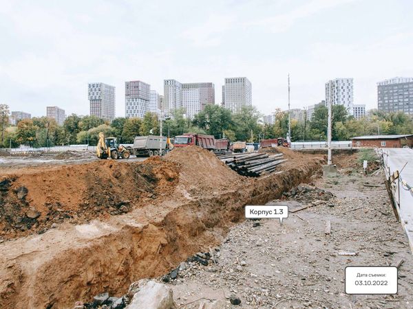 Ход строительства ЖК «Верейская 41» за Октябрь 2022 г., фото №3